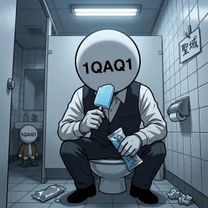 トイレでガリガリアイスを食べるしかない。